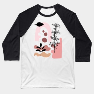 Tropical Abstract Baseball T-Shirt